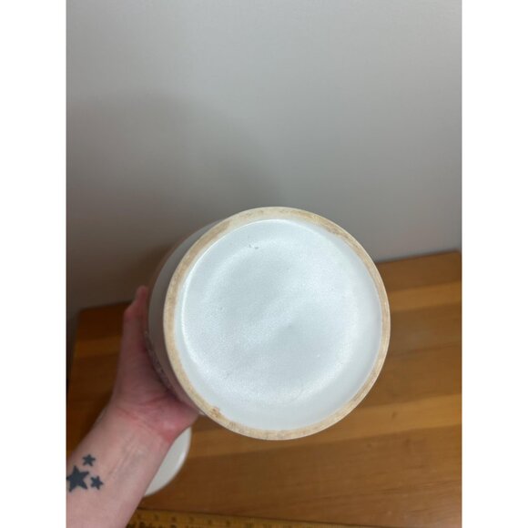 Starbucks logo ceramic cookie jar or coffee beans holder sealed with lid storage - Picture 5 of 8